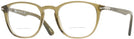 Round Trans Olive Green Persol 3143VL Bifocal w/ FREE NON-GLARE View #1
