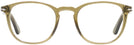 Round Trans Olive Green Persol 3143VL Single Vision Full Frame w/ FREE NON-GLARE View #2