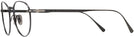 Round Matte Black Persol 5002VT Single Vision Full Frame w/ FREE NON-GLARE View #3