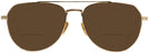 Aviator Gold Persol 5003ST Bifocal Reading Sunglasses View #2