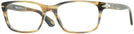 Rectangle Stripe Brown Grey Persol 3012VL Single Vision Full Frame w/ FREE NON-GLARE View #1