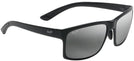 Rectangle Matte Black/grey Lens Maui Jim Pokowai Arch 439 View #1
