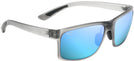 Rectangle Trans Matte Grey/blue Hawaii Maui Jim Pokowai Arch 439 View #1