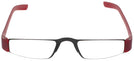 Rectangle Carbon/Red Porsche 8801 Single Vision Half Frame View #2