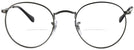 Round Matte Gunmetal Ray-Ban 3447V Bifocal View #2