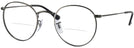 Round Matte Gunmetal Ray-Ban 3447V Bifocal View #1