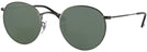 Round Matte Gunmetal Ray-Ban 3447V Progressive Reading Sunglasses View #1