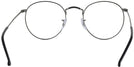 Round Matte Gunmetal Ray-Ban 3447V Progressive No-Lines View #4