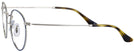 Round Silver On Top Blue Ray-Ban 3447V Bifocal View #3