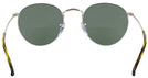 Round Silver On Top Blue Ray-Ban 3447V Bifocal Reading Sunglasses View #4