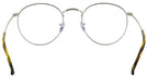 Round Silver On Top Blue Ray-Ban 3447V Progressive No-Lines View #4