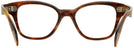 Wayfarer Striped Havana Ray-Ban 0880 Single Vision Full Frame View #4
