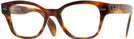 Wayfarer Striped Havana Ray-Ban 0880 Single Vision Full Frame View #1