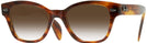 Wayfarer Striped Havana Ray-Ban 0880 w/ Gradient Progressive Reading Sunglasses View #1