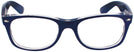Wayfarer Matte Blue Ray-Ban 2132L Computer Style Progressive View #2