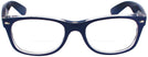 Wayfarer Matte Blue Ray-Ban 2132 Bifocal View #2