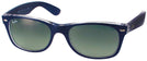 Wayfarer Matte Blue Ray-Ban 2132 View #1