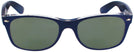 Wayfarer Matte Blue Ray-Ban 2132 Progressive Reading Sunglasses View #2