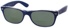 Wayfarer Matte Blue Ray-Ban 2132L Bifocal Reading Sunglasses View #1