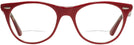 Round Red On Trans Grey Ray-Ban 2185V Bifocal View #2