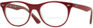 Round Red On Trans Grey Ray-Ban 2185V Bifocal View #1