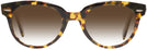 Round Yellow Havana Ray-Ban 2199 w/ Gradient Progressive Reading Sunglasses View #2