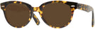 Round Yellow Havana Ray-Ban 2199 Progressive Reading Sunglasses View #1