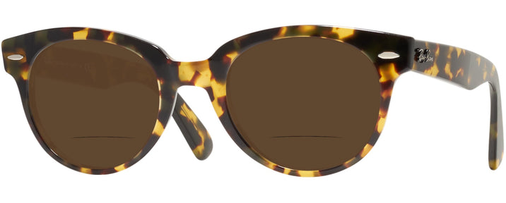  Yellow Havana Ray-Ban 2199 Bifocal Reading Sunglasses View #1