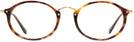 Oval Brown Havana Ray-Ban 2547V Single Vision Full Frame View #2