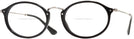 Oval Black Ray-Ban 2547V Bifocal View #1