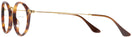 Oval Brown Havana Ray-Ban 2547V Bifocal View #3