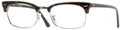 ClubMaster Havana Ray-Ban 3916V Computer Style Progressive View #1