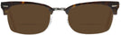 ClubMaster Havana Ray-Ban 3916V Bifocal Reading Sunglasses View #2