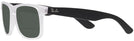 Wayfarer Rubber Transparent Ray-Ban 4165 Justin Classic Bifocal Reading Sunglasses View #3