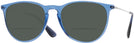 Round Trans Blue Ray-Ban 4171 Bifocal Reading Sunglasses View #1