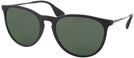 Round Black Ray-Ban 4171 Progressive Reading Sunglasses View #1