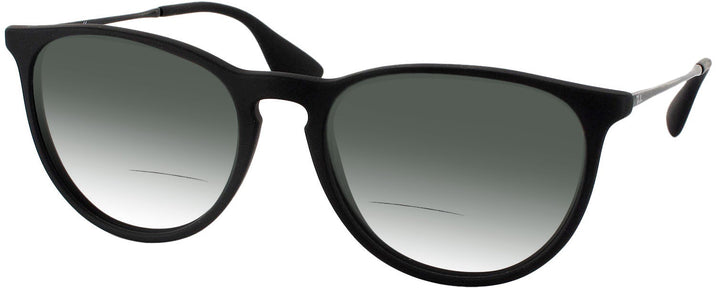 Round Black Ray-Ban 4171 w/ Gradient Bifocal Reading Sunglasses View #1