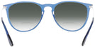 Round Trans Blue Ray-Ban 4171 w/ Gradient Bifocal Reading Sunglasses View #4