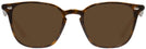 Square Light Havana Ray-Ban 4258 Progressive Reading Sunglasses View #2