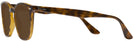 Square Light Havana Ray-Ban 4258 Progressive Reading Sunglasses View #3