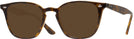 Square Light Havana Ray-Ban 4258 Progressive Reading Sunglasses View #1