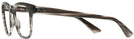 Square Striped Grey Havana Ray-Ban 4323V Single Vision Full Frame View #3