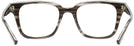 Square Striped Grey Havana Ray-Ban 4323V Single Vision Full Frame View #4