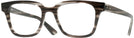 Square Striped Grey Havana Ray-Ban 4323V Single Vision Full Frame View #1