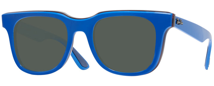 Wayfarer Blue Red Gray Ray-Ban 4368 Progressive Reading Sunglasses View #1