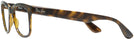 Rectangle Havana Ray-Ban 4640V Computer Style Progressive View #3