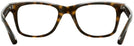 Rectangle Havana Ray-Ban 4640V Computer Style Progressive View #4