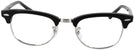 ClubMaster Shiny Black Ray-Ban 5154L Clubmaster Optics Single Vision Full Frame View #2