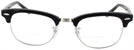 ClubMaster Shiny Black Ray-Ban 5154 Bifocal View #2