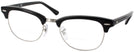 ClubMaster Shiny Black Ray-Ban 5154 Bifocal View #1